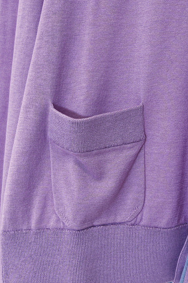 SILK COTTON KNIT CARDIGAN 詳細画像 lavender 15