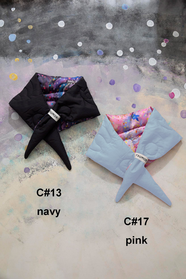 102.Andromeda Down Scarf 詳細画像 navy 2