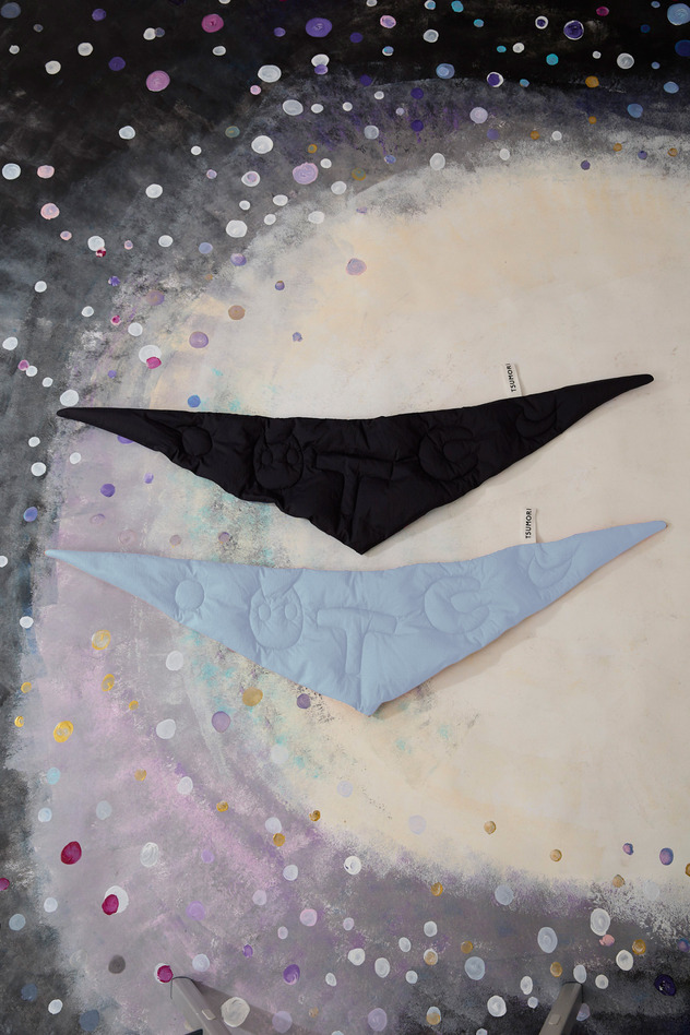 102.Andromeda Down Scarf 詳細画像 navy 3