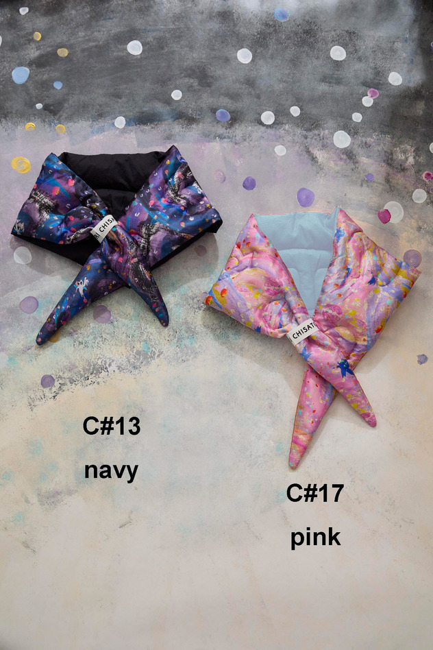 102.Andromeda Down Scarf 詳細画像 navy 1