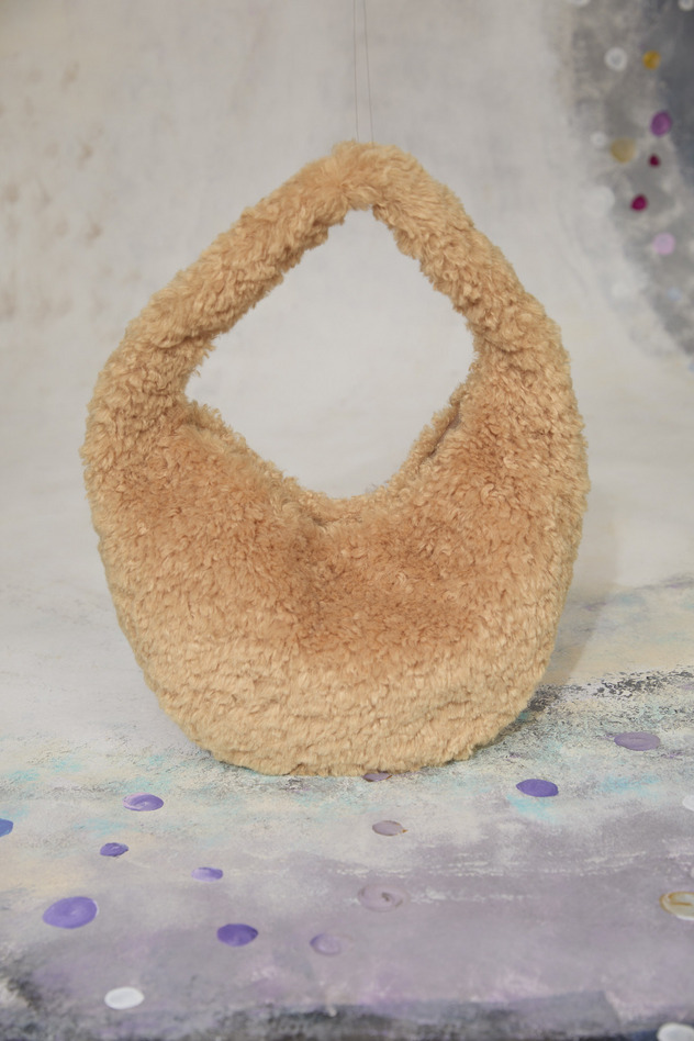 95.Fur cat bag 詳細画像 yellow 4