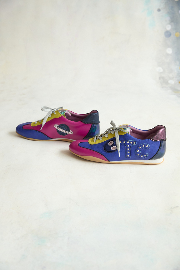 127.TC Sneaker 詳細画像 silver&times;off white 4