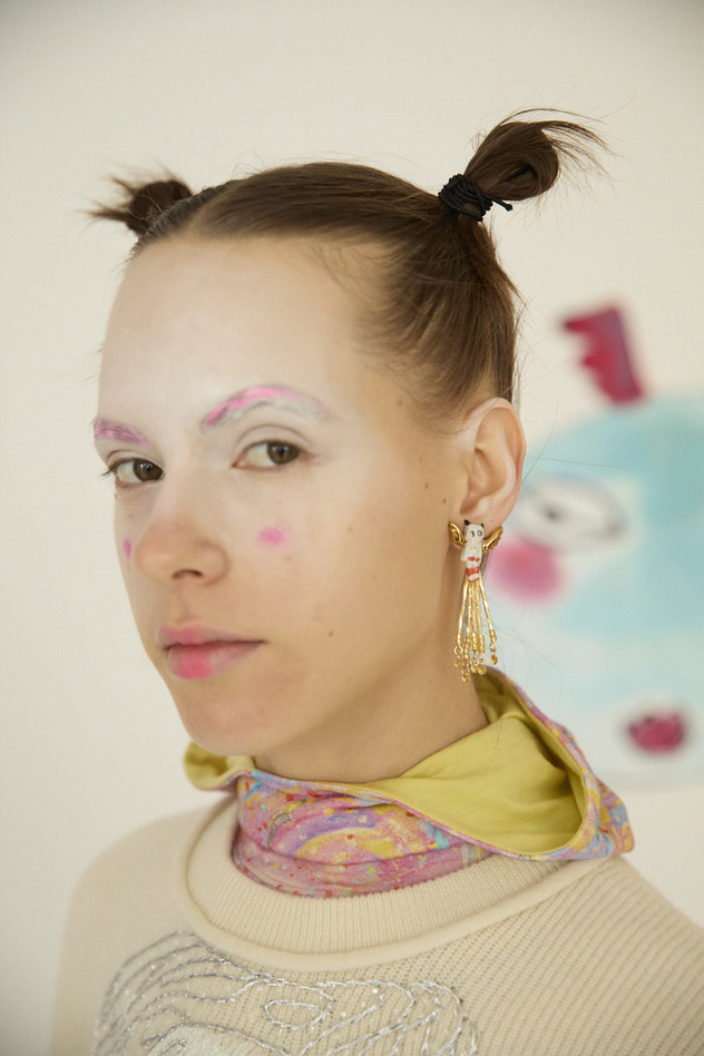 107.ALIEN accessories Earrings 詳細画像 gold 4