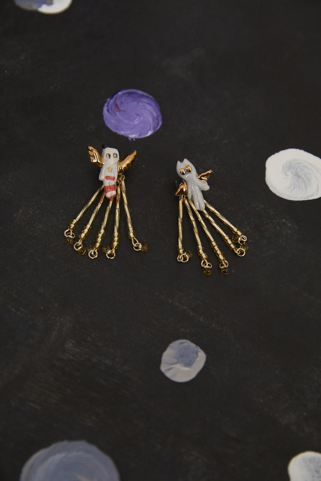 107.ALIEN accessories Earrings 詳細画像 gold 7