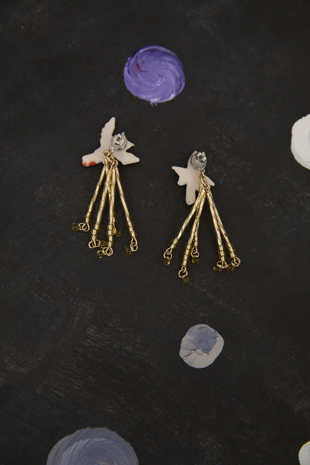 107.ALIEN accessories Earrings 詳細画像 gold 8