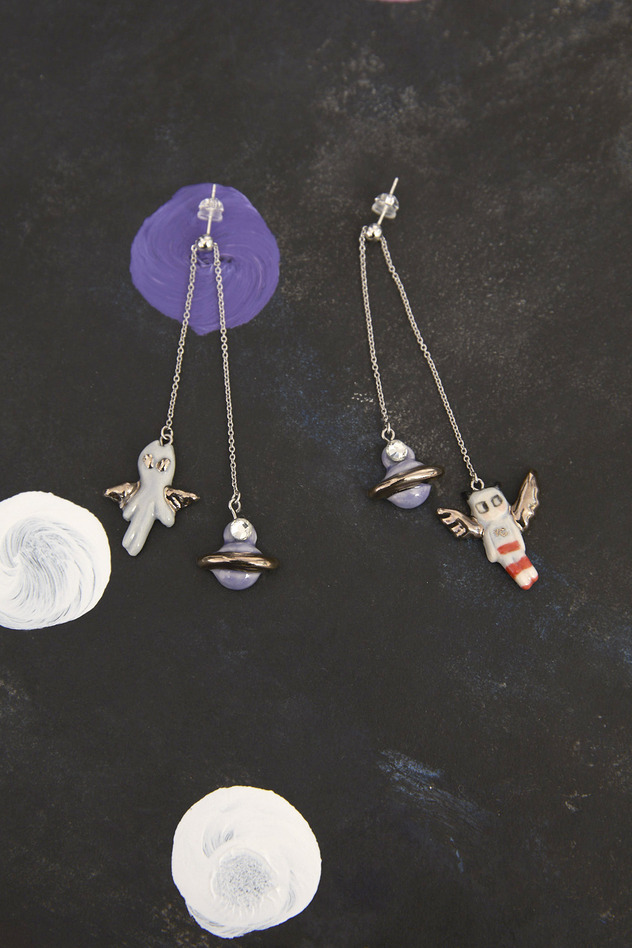 108.ALIEN accessories Earrings 詳細画像 silver 2