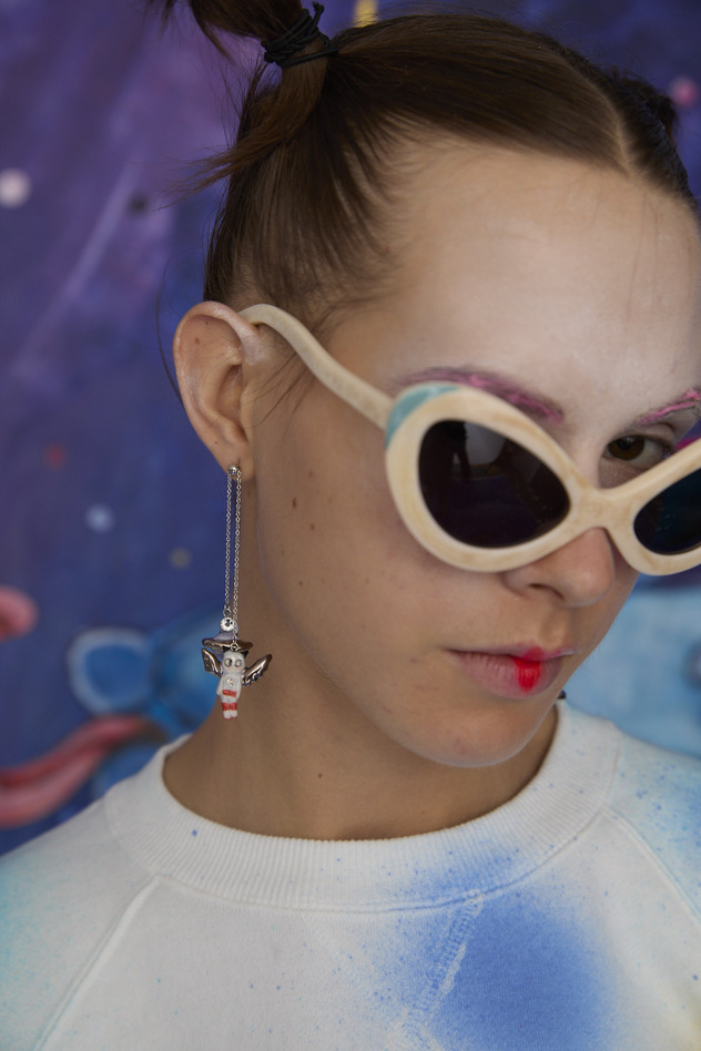 108.ALIEN accessories Earrings 詳細画像 silver 6