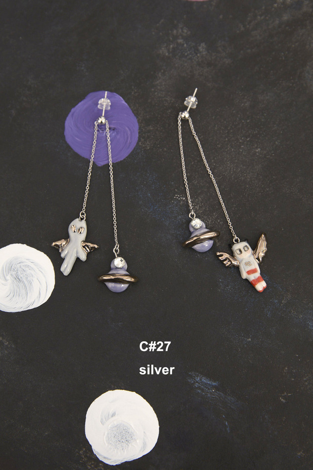 108.ALIEN accessories Earrings 詳細画像 silver 1