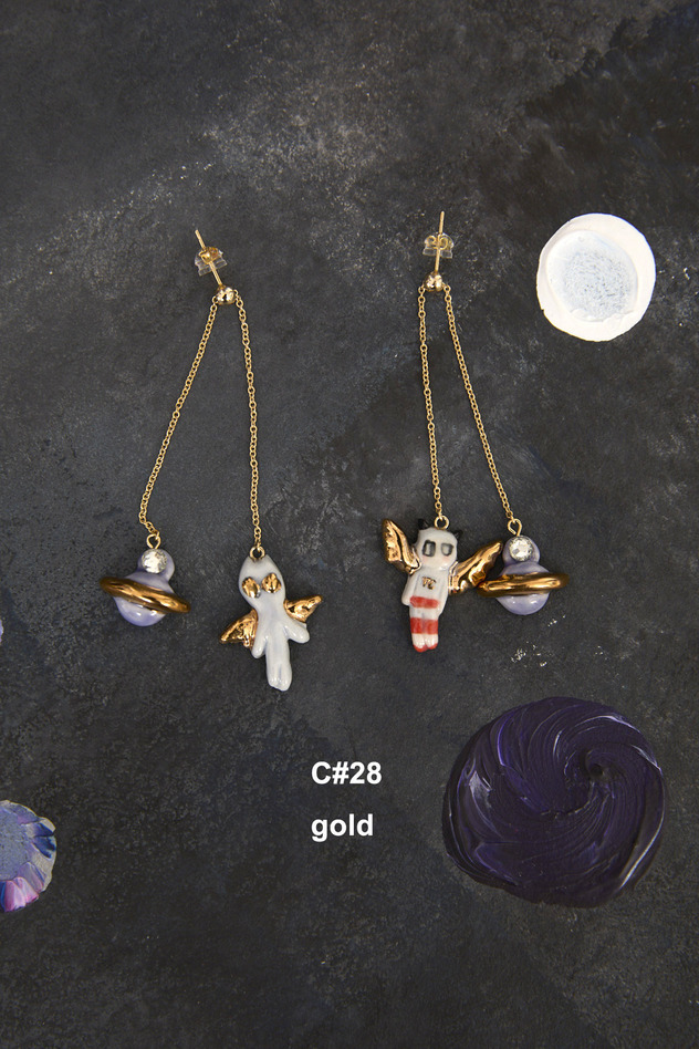 108.ALIEN accessories Earrings 詳細画像 gold 1