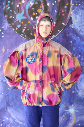 16.Melting colors print Blouson 詳細画像