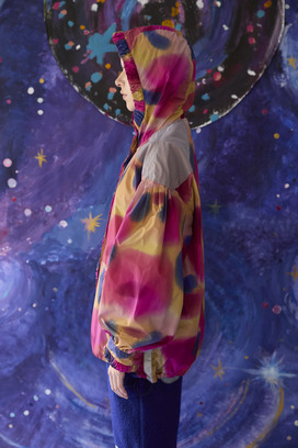 16.Melting colors print Blouson 詳細画像