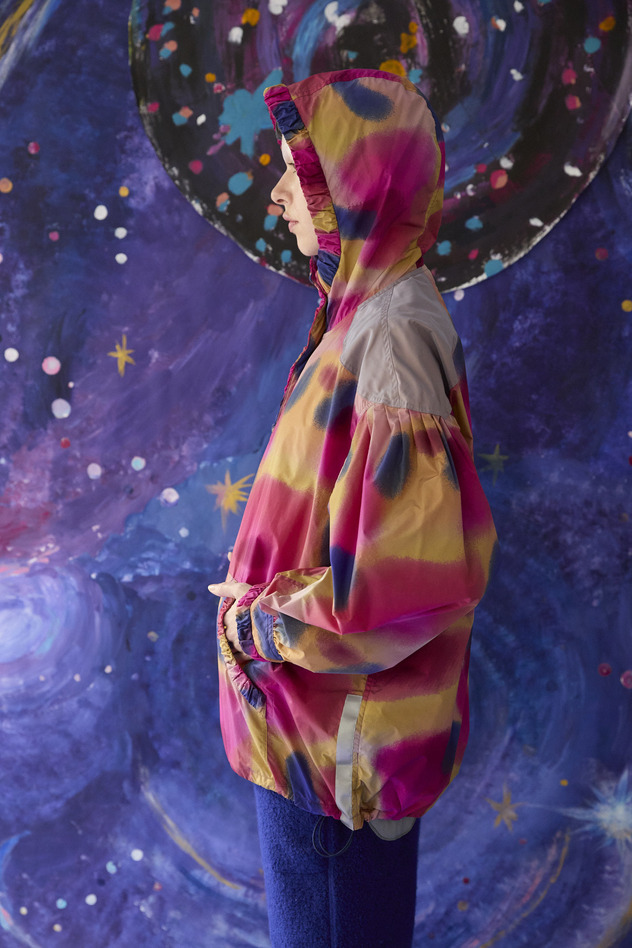 16.Melting colors print Blouson 詳細画像 pink 5