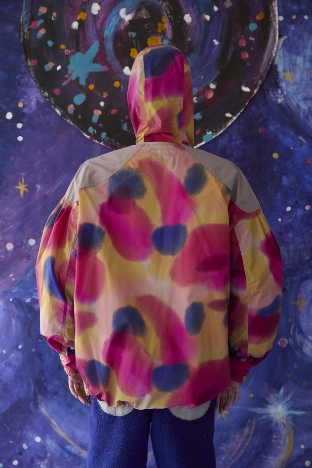 16.Melting colors print Blouson 詳細画像 pink 6