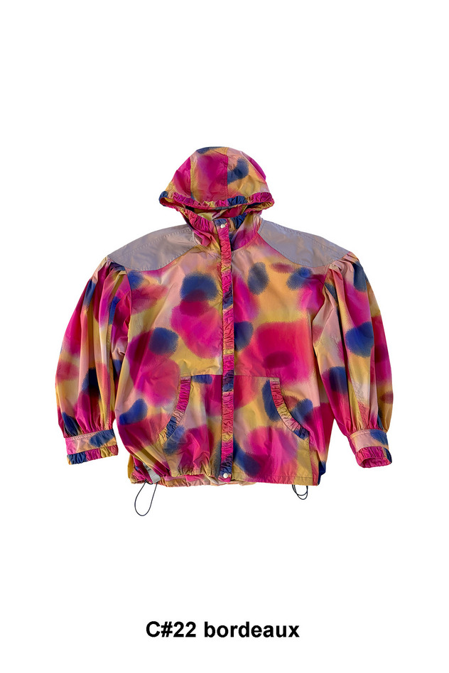 16.Melting colors print Blouson 詳細画像 bordeaux 1