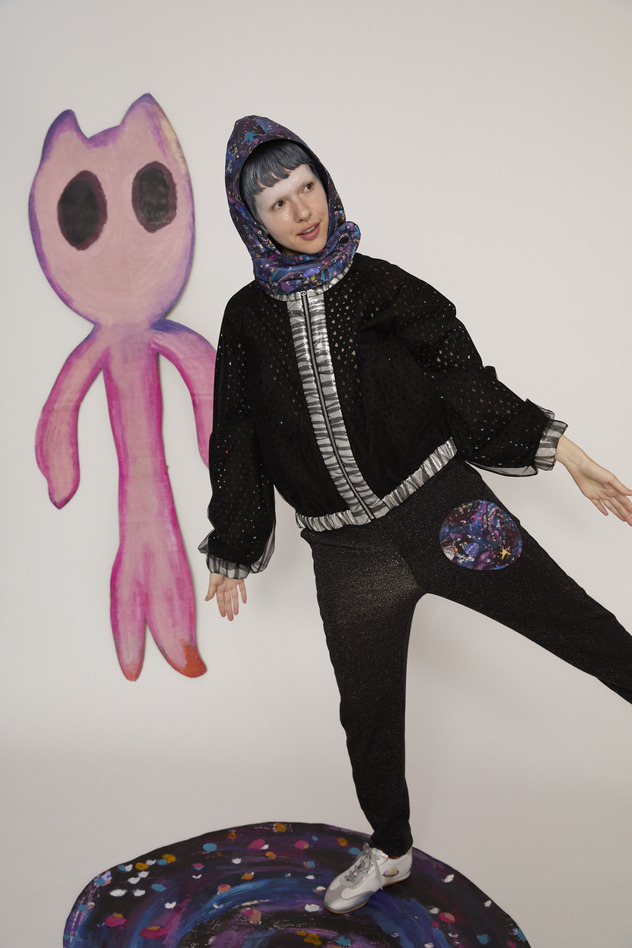 13.Lace & Tulle Blouson 詳細画像 off white 4