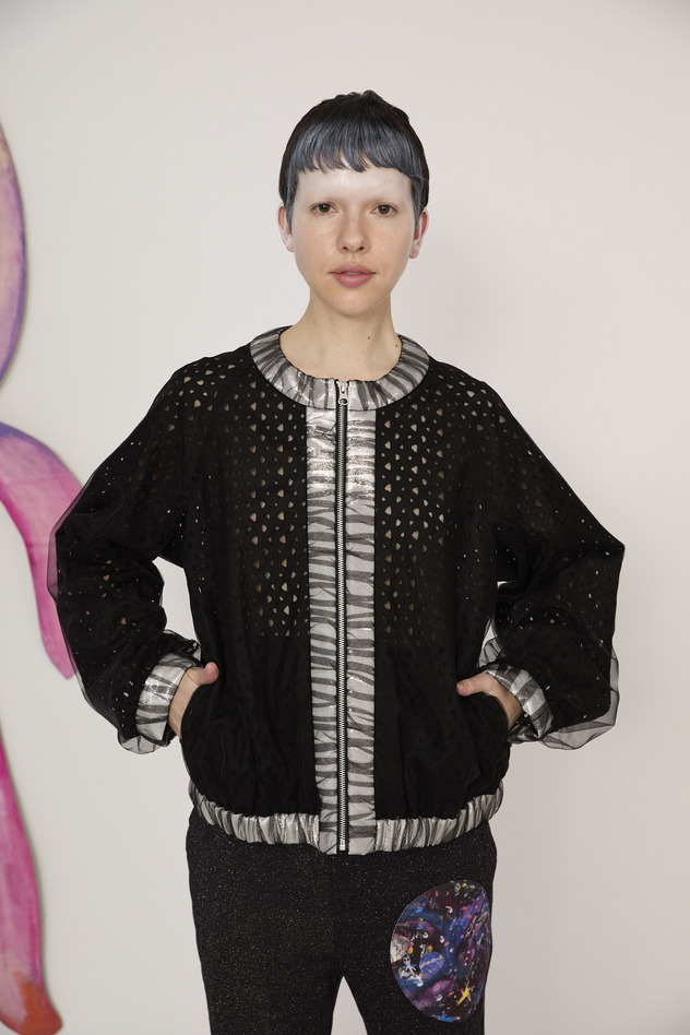 13.Lace & Tulle Blouson 詳細画像 off white 5