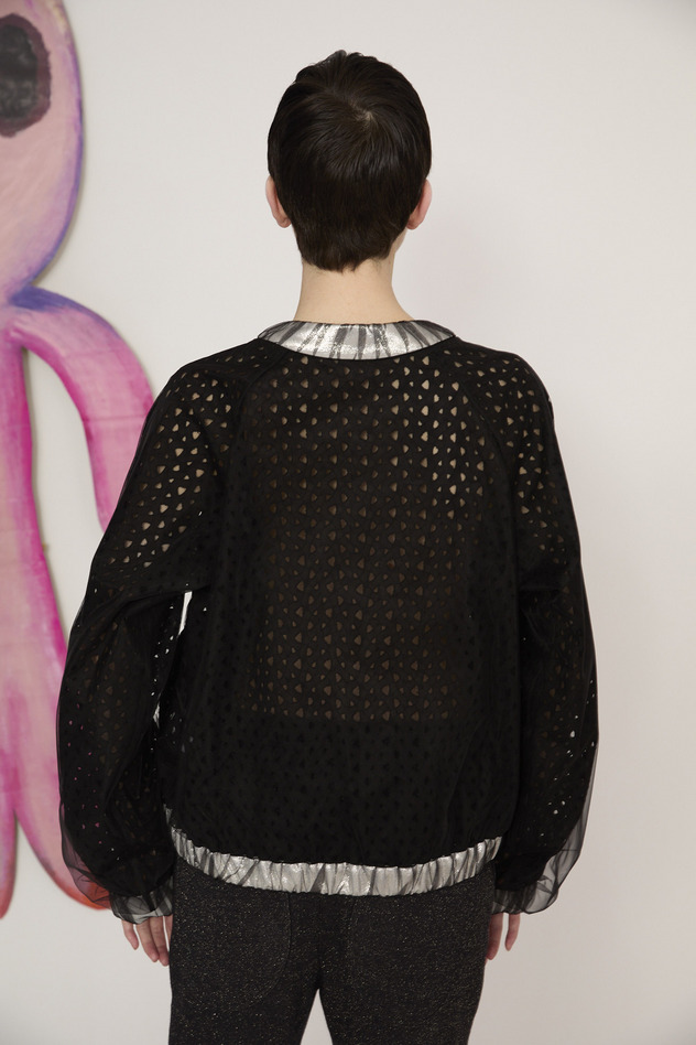 13.Lace & Tulle Blouson 詳細画像 off white 8