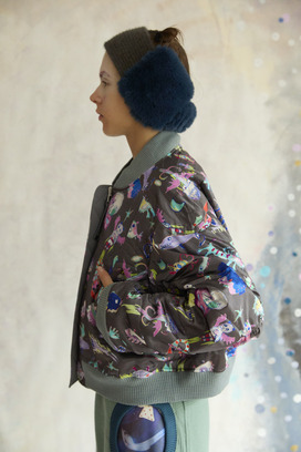 125.Space Walk Silk Blouson 詳細画像