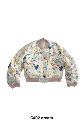 125.Space Walk Silk Blouson 詳細画像