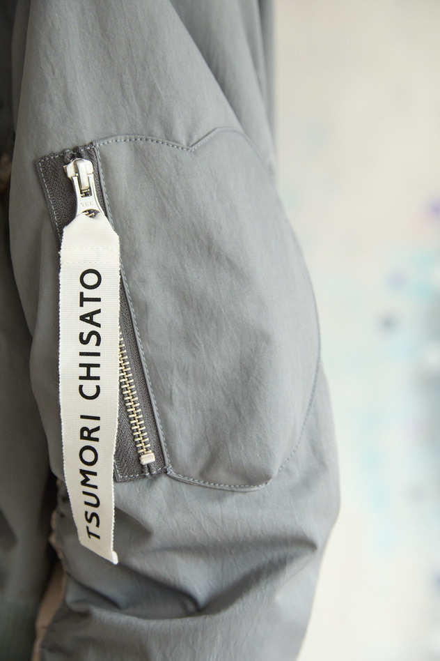 125.Space Walk Silk Blouson 詳細画像 cream 13