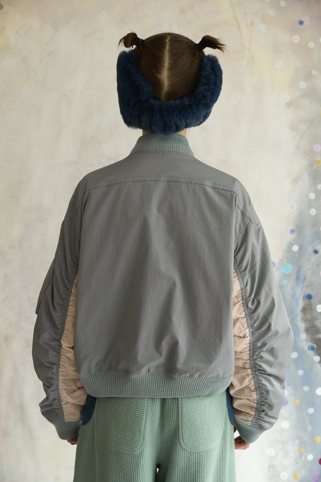 125.Space Walk Silk Blouson 詳細画像 cream 15