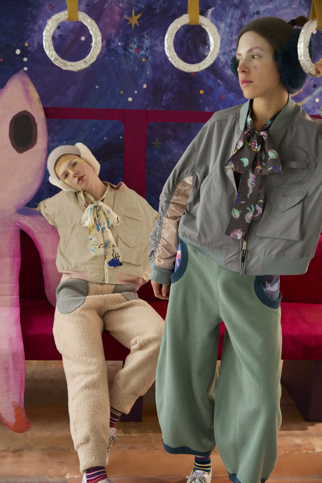 125.Space Walk Silk Blouson 詳細画像 cream 18