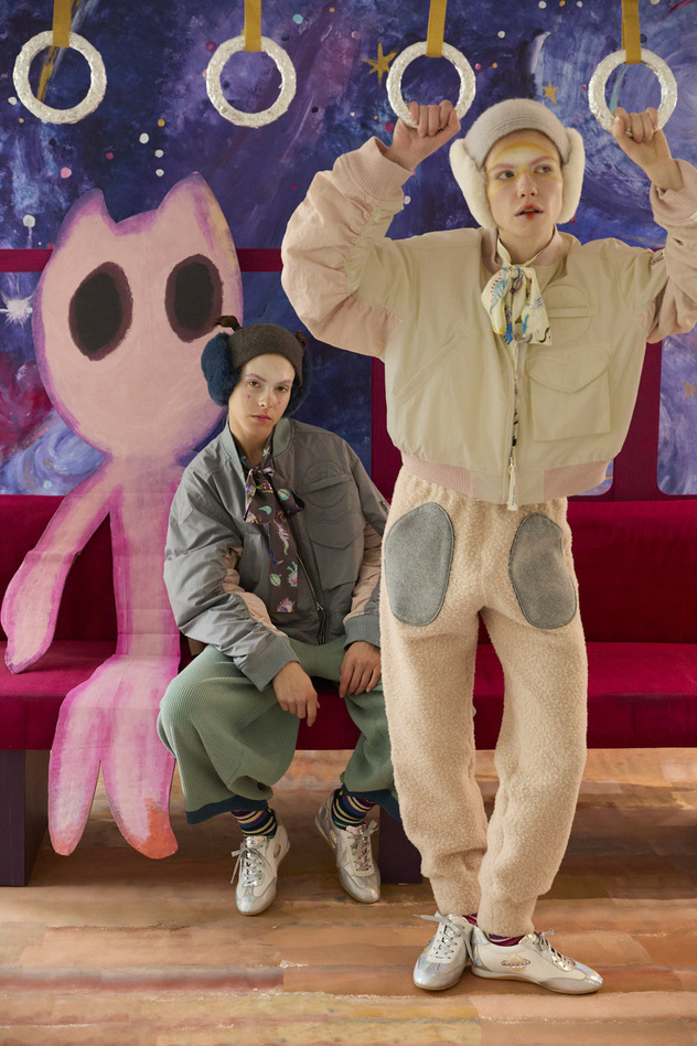 125.Space Walk Silk Blouson 詳細画像 cream 20