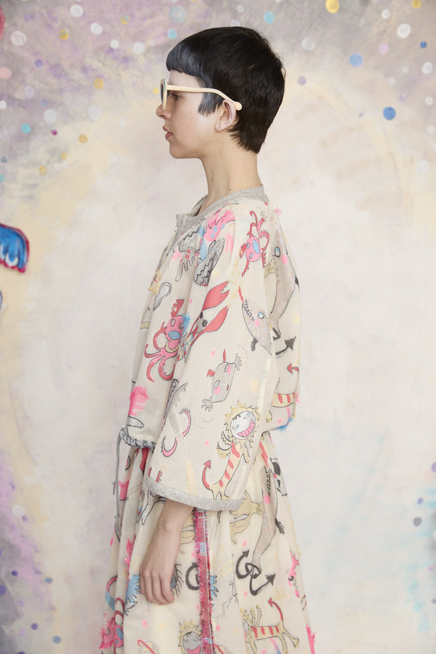 111.Space walk jq Blouson 詳細画像 cream 2