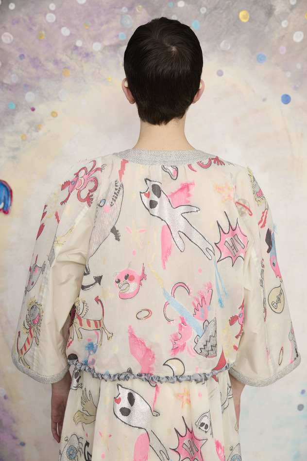 111.Space walk jq Blouson 詳細画像 cream 3