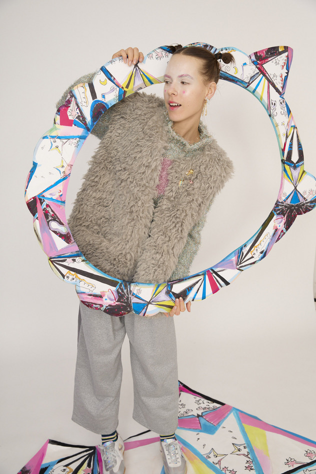 43.Volume Boa Vest 詳細画像 off white 9