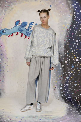 28.Denim & Lame Urake Pants 詳細画像