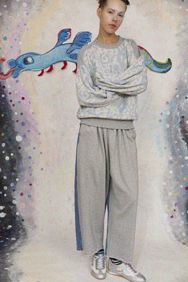 28.Denim & Lame Urake Pants 詳細画像