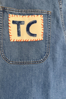 28.Denim & Lame Urake Pants 詳細画像