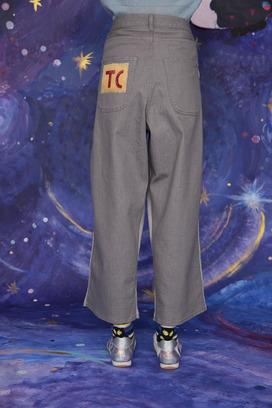 28.Denim & Lame Urake Pants 詳細画像