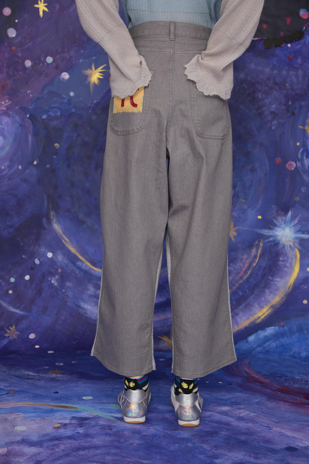 28.Denim & Lame Urake Pants 詳細画像 blue 10