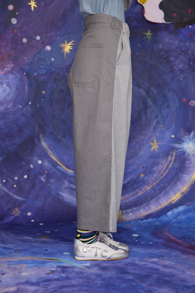 28.Denim & Lame Urake Pants 詳細画像 blue 12