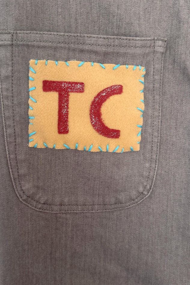 28.Denim & Lame Urake Pants 詳細画像 blue 13