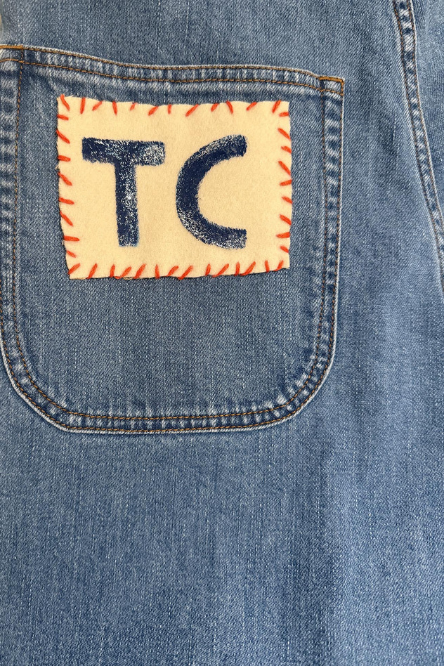 28.Denim & Lame Urake Pants 詳細画像 blue 4