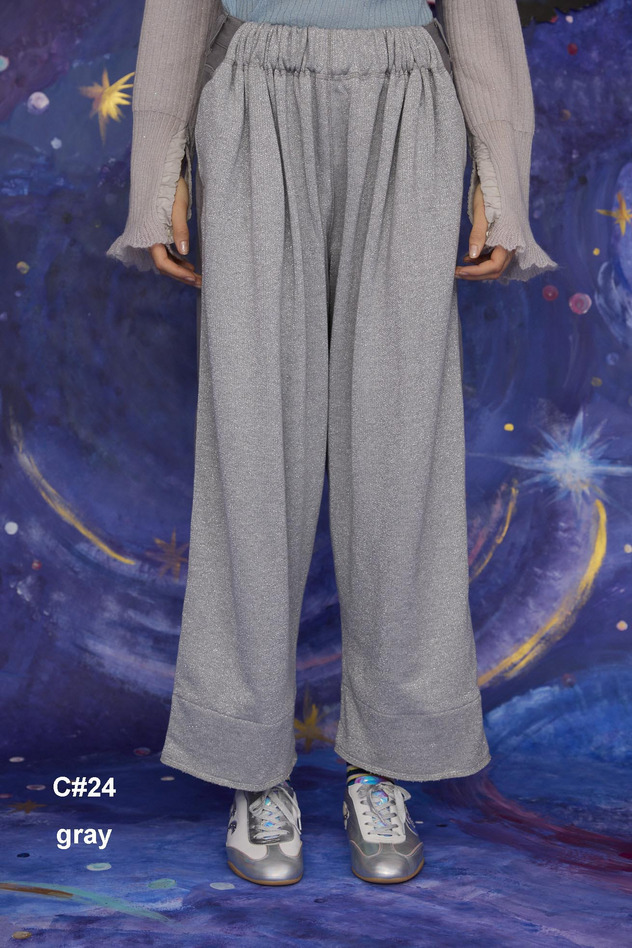 28.Denim & Lame Urake Pants 詳細画像 blue 5