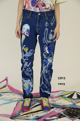 38.Painting Denim Pants 詳細画像