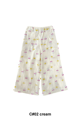 53.Cosmic cat ＆ swan JQ Pants 詳細画像