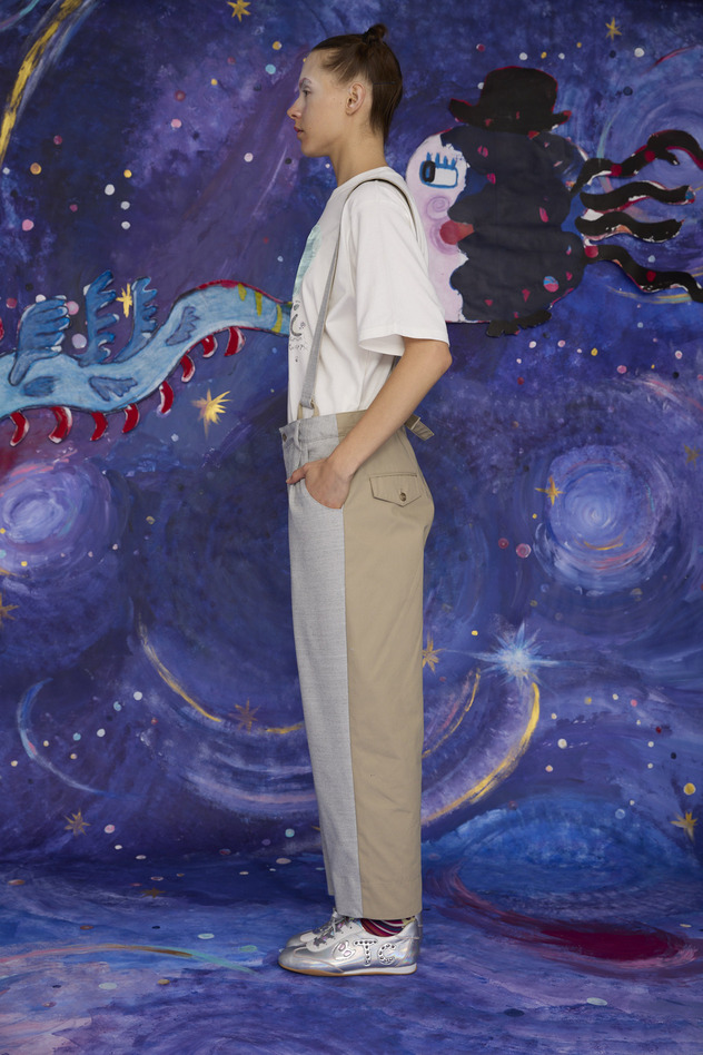 88.stretch wool Pants 詳細画像 gray 4