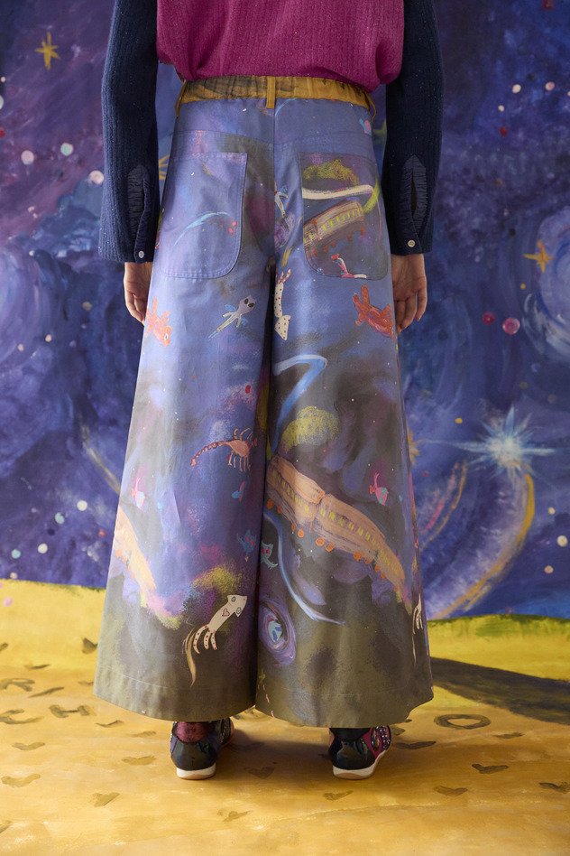 40.Space train Pants 詳細画像 navy 5