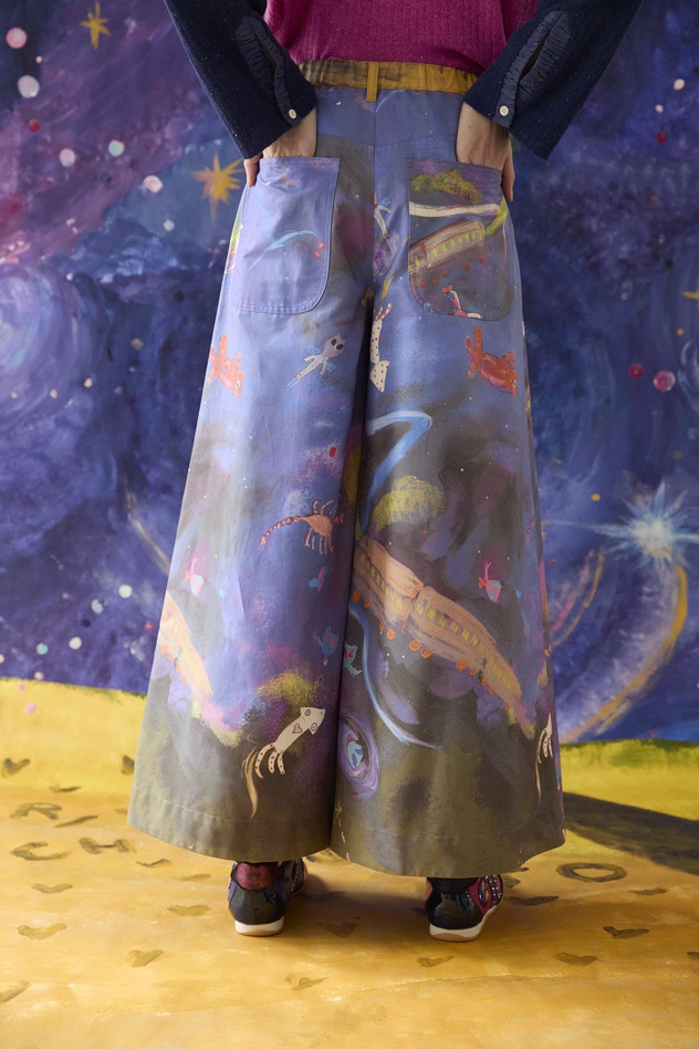 40.Space train Pants 詳細画像 navy 6