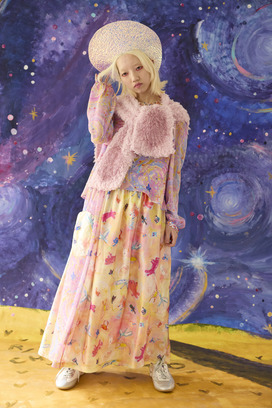 4.Andromeda & starry sky Skirt 詳細画像