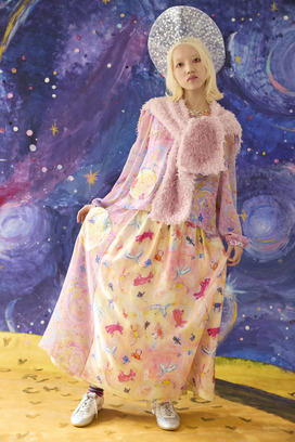 4.Andromeda & starry sky Skirt 詳細画像
