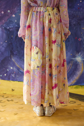 4.Andromeda & starry sky Skirt 詳細画像