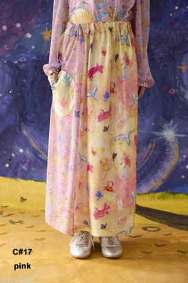 4.Andromeda & starry sky Skirt 詳細画像