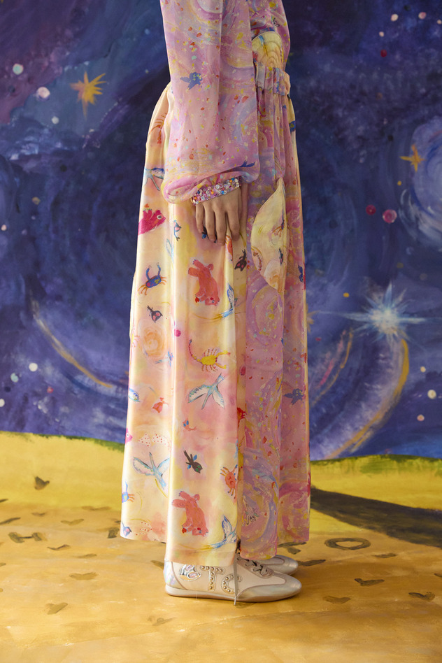 4.Andromeda & starry sky Skirt 詳細画像 navy 10