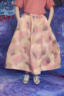 17.Melting colors print Skirt